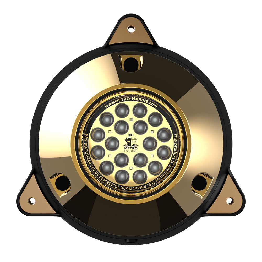 Metro Marine High-Output Surface Mount Underwater Light w/Intelligent Monochromatic LEDs - Green, 45 Beam [F-SMR1-G3-45]