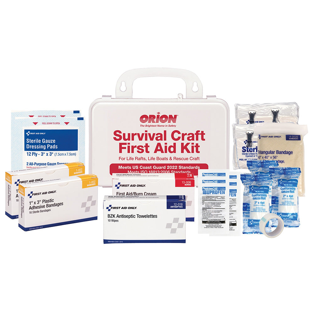 Orion Survival Craft First Aid Kit - Hard Plastic Case [816]