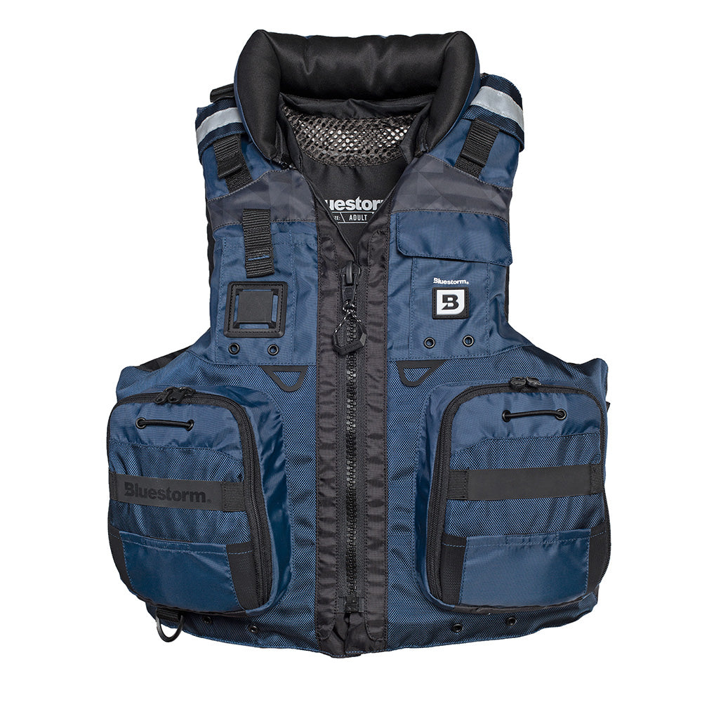 Bluestorm Classic Adult Fishing Life Jacket - Deep Blue - 2XL/3XL [BS-70B-NAV-2/3X]