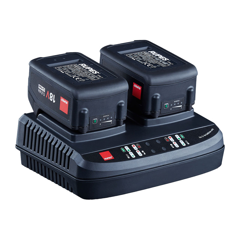 RUPES Dual Battery Charger f/iBrid HLR15  HLR21 Batteries w/LED Indicators [9HC185LT]
