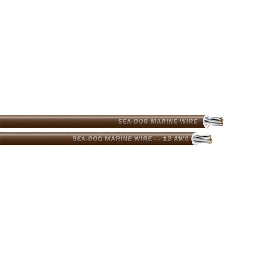 Sea-Dog 12 AWG Brown Primary Wire - 25' [8012070]