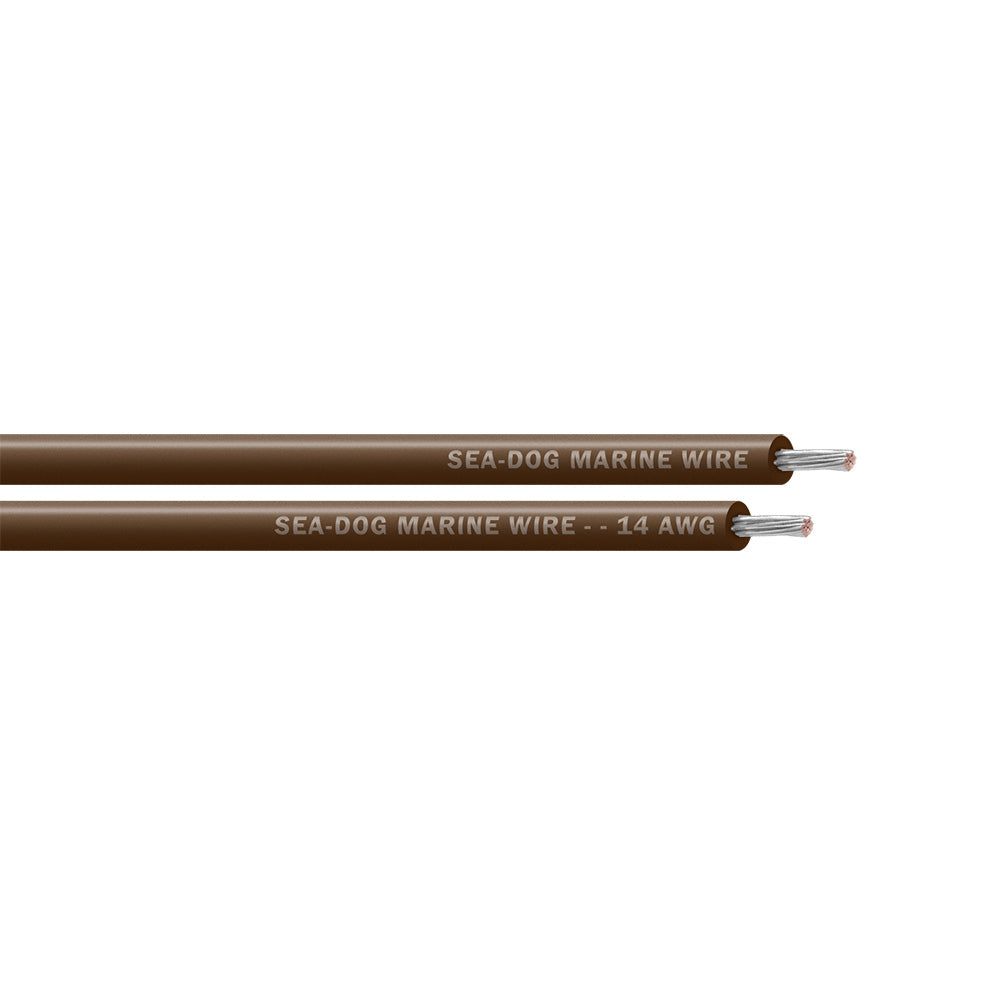 Sea-Dog 14 AWG Brown Primary Wire - 250' [8014074]