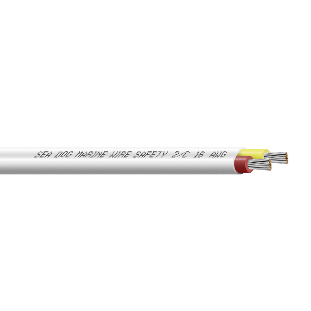 Sea-Dog 18/2 AWG Flat Duplex Safety Wire - Red/Yellow - 250' [8018224]