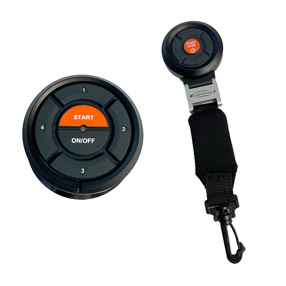 CoastKey Premium Plus Quad Mercury Engine Keyless Ignition w/Keyless Stop/Start, Remote Stop/Start, Ecos Rem Trim/Tilt [C0412]
