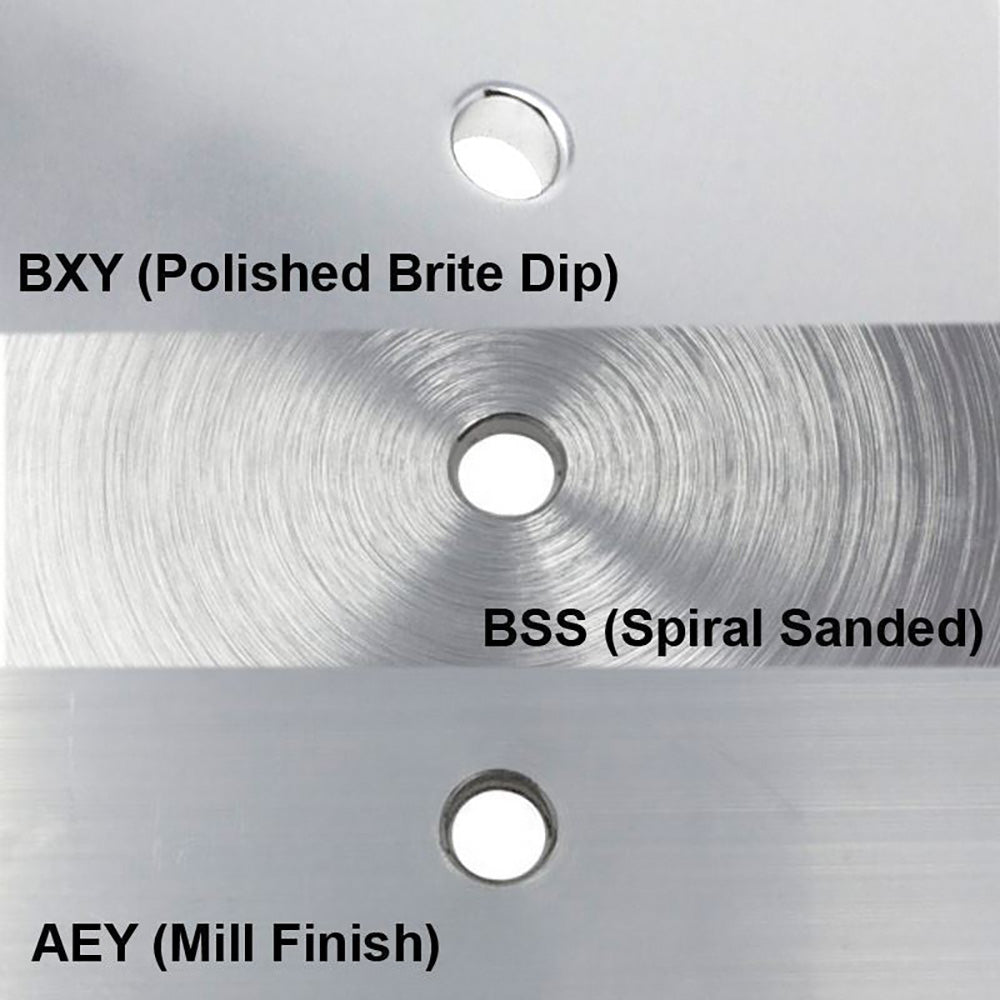 TACO Round Pad 3-Hole Mill Finish - 4-1/2" [F32-4345AEY]