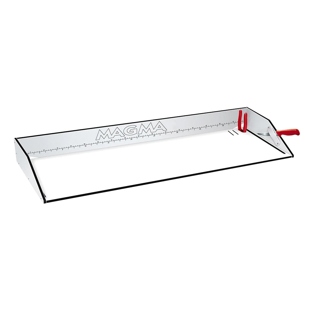 Magma First Mate Cutting  Serving Table w/Engraved Ruler - 31" Long x 12.5" Deep x 3 7/8" High [T10-503B]