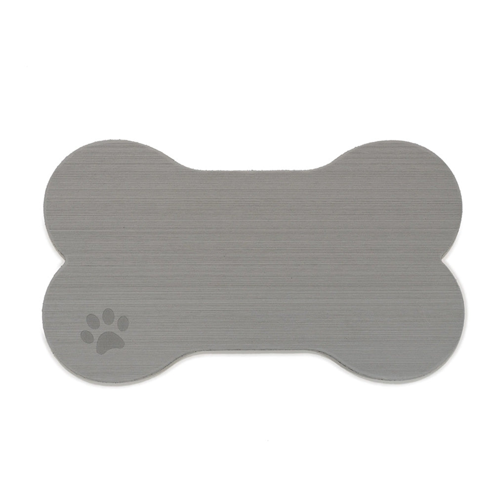 SeaDek Dog Bowl Mat - Storm Grey/Black - Large - 16.5" x 29.5" [63207-90837]