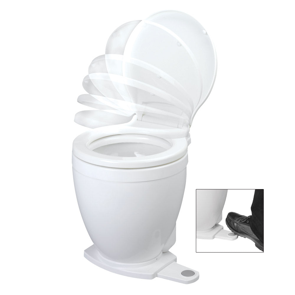 Jabsco Lite Flush Electric 12V Toilet w/Footswitch [58500-0012]