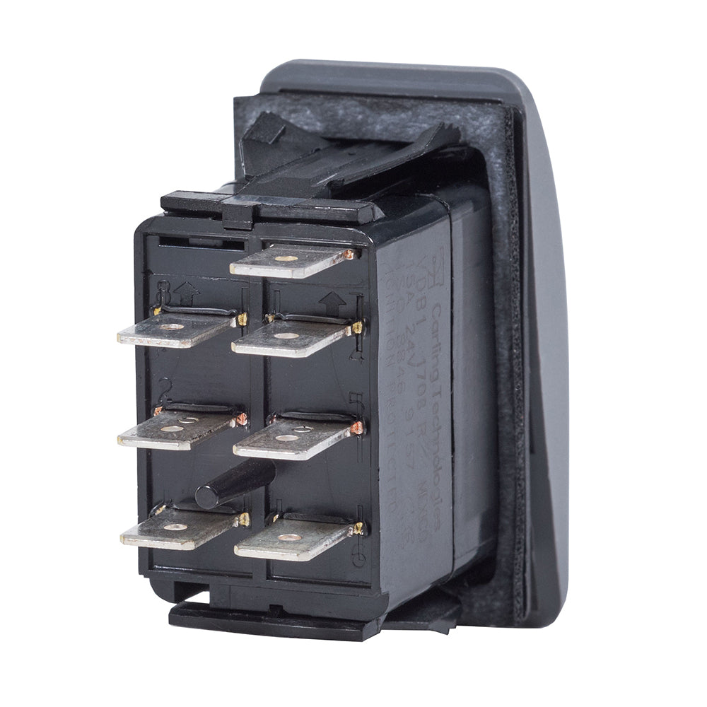 Blue Sea 7939 Contura II Switch DPDT Black - ON-ON [7939]