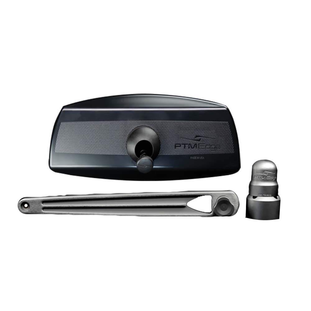 PTM Watersports UCX-17 PRO Pontoon Mirror/Bracket Kit - Titanium Grey [P13157-170TEBGR]